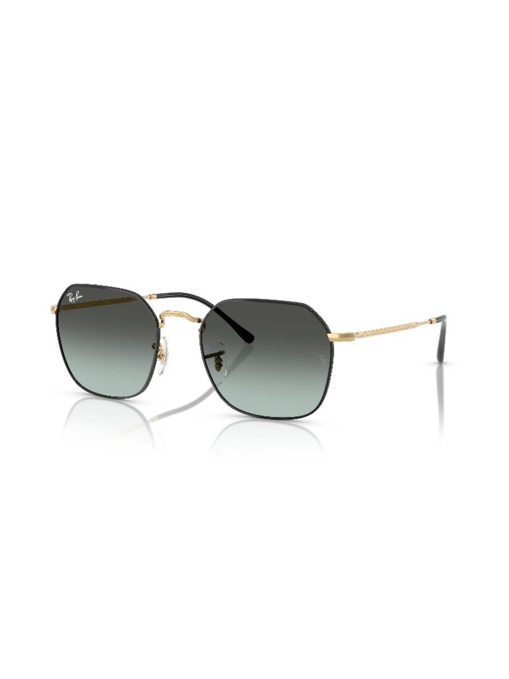 New Ray-Ban Unisex Sunglasses Black Lens Metal Frame Ray Ban RB3694 JIM 9271GK